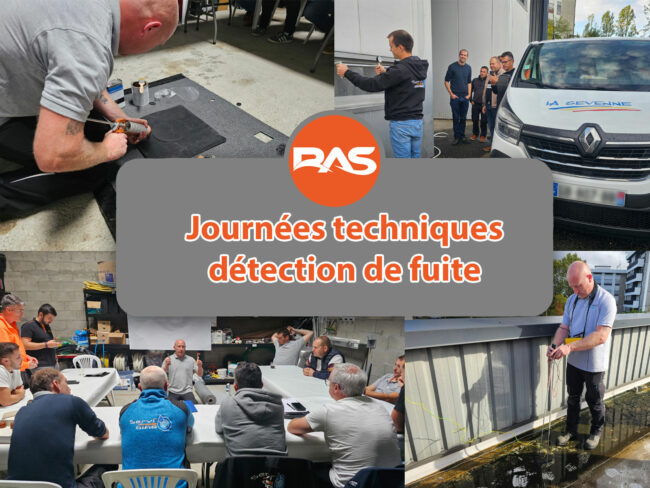 Journees techniques de detection de fuite reseau-RAS